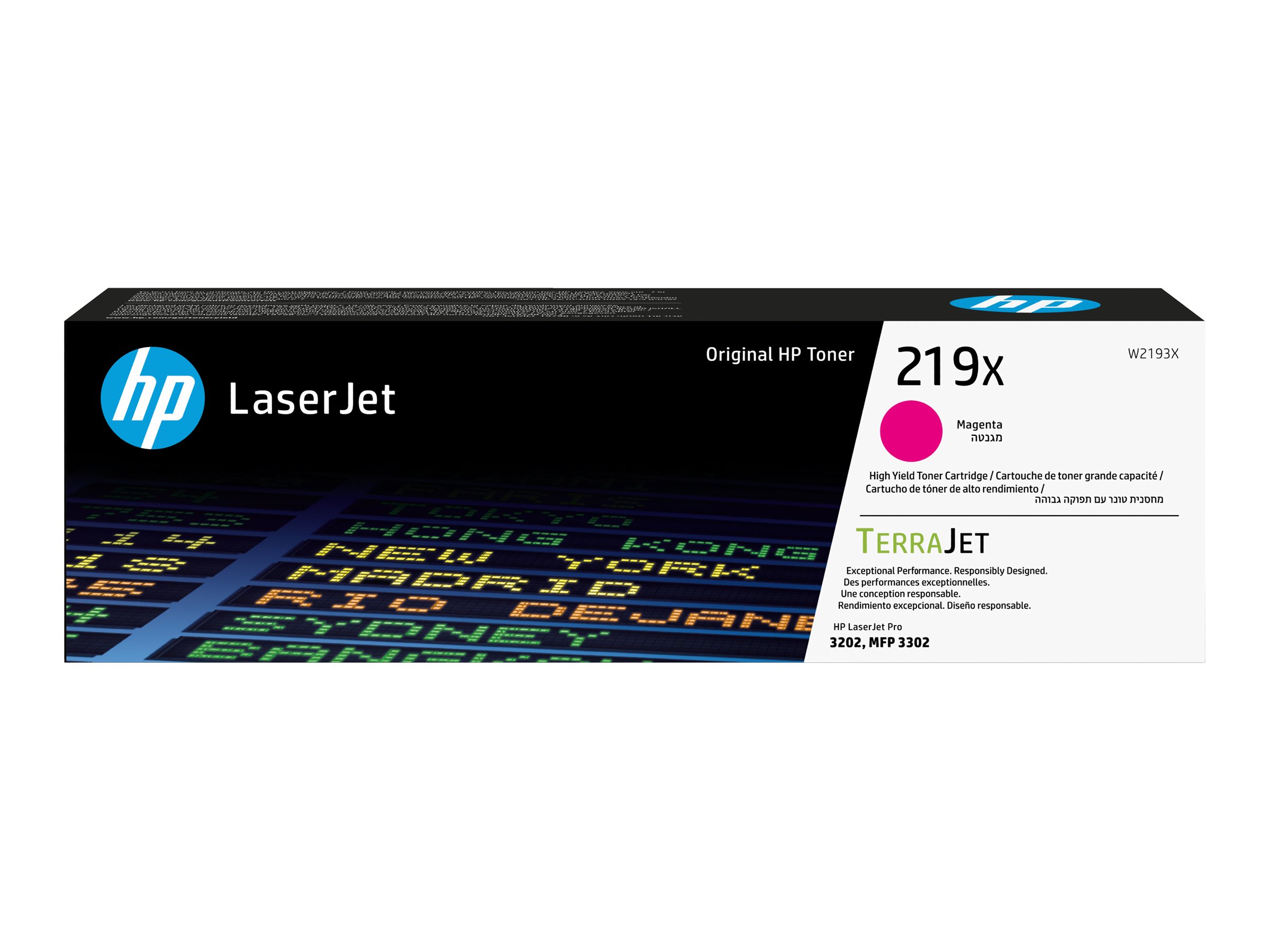 HP Toner magenta grande capacit LaserJet authentique 219X