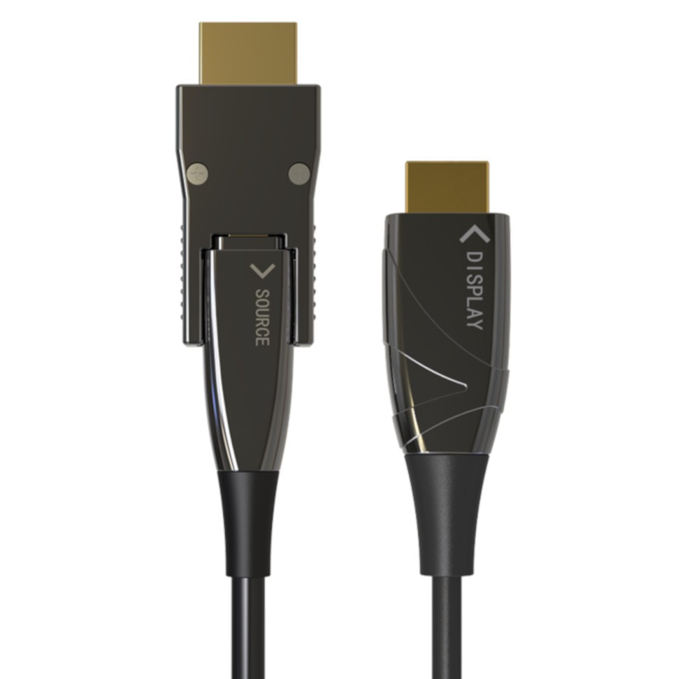 Techly ICOC-HDMI-HY2D-020 cavo HDMI 20 m HDMI tipo A (Standard) HDMI tipo D (Micro) Nero