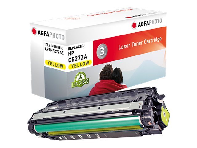 AgfaPhoto Gelb - kompatibel - Tonerpatrone (Alternative zu: HP 650A, HP CE272A)