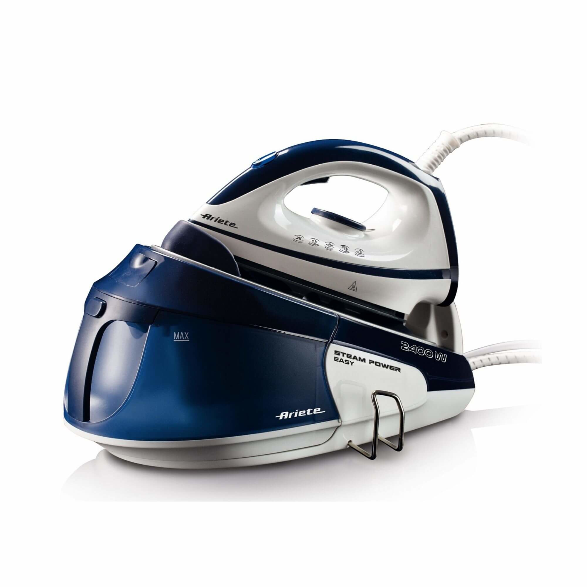Ariete 5571 Steam Power Easy - Instant steam iron - ceramic plate - 1.8L tank - Continuous steam 120 gr / min - 2400 Watt - Blue