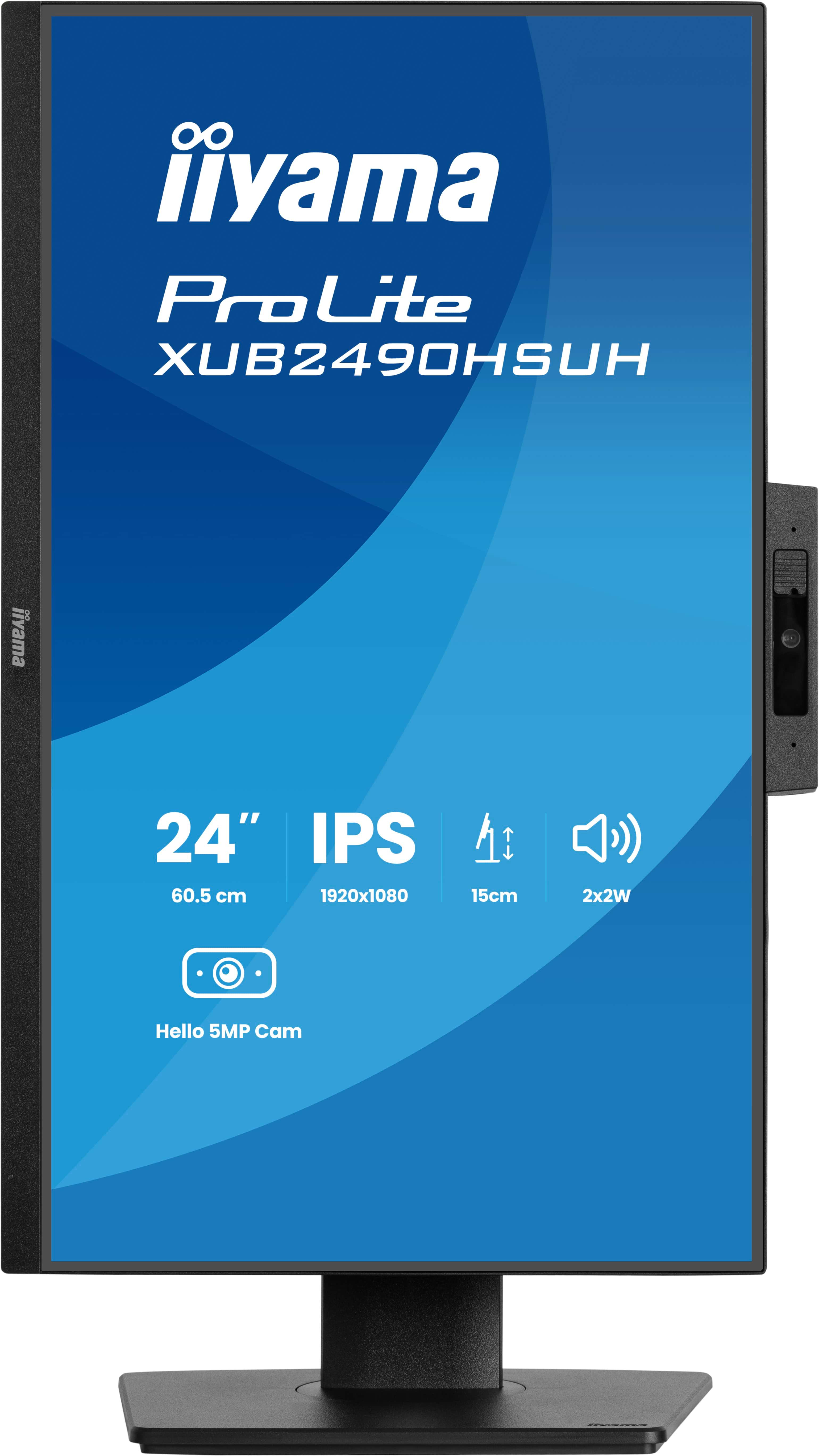 iiyama XUB2490HSUH-B2 computer monitor 60.5 cm (23.8) 1920 x 1080 pixels Full HD LED Black