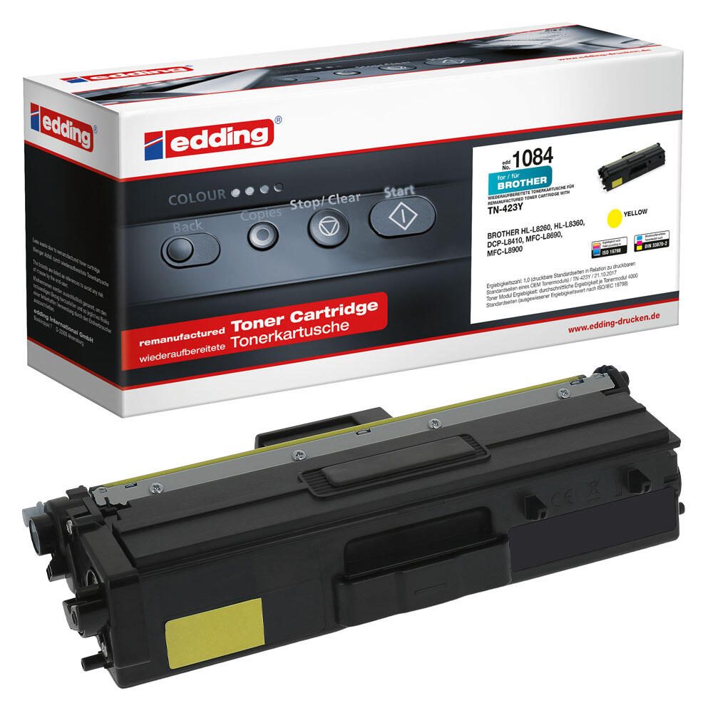 EDDING EDD-1084 gelb Toner ersetzt brother TN-423Y