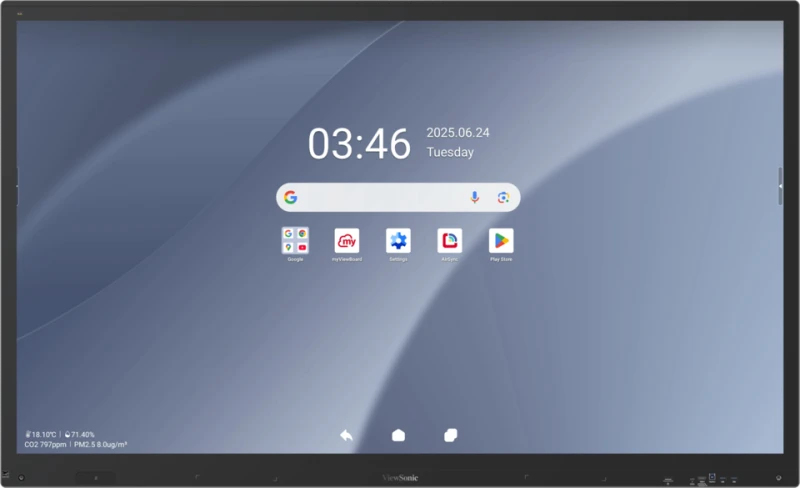Viewsonic IFP6563-1C tableau blanc interactif 165,1 cm (65) 3840 x 2160 pixels �cran tactile Noir