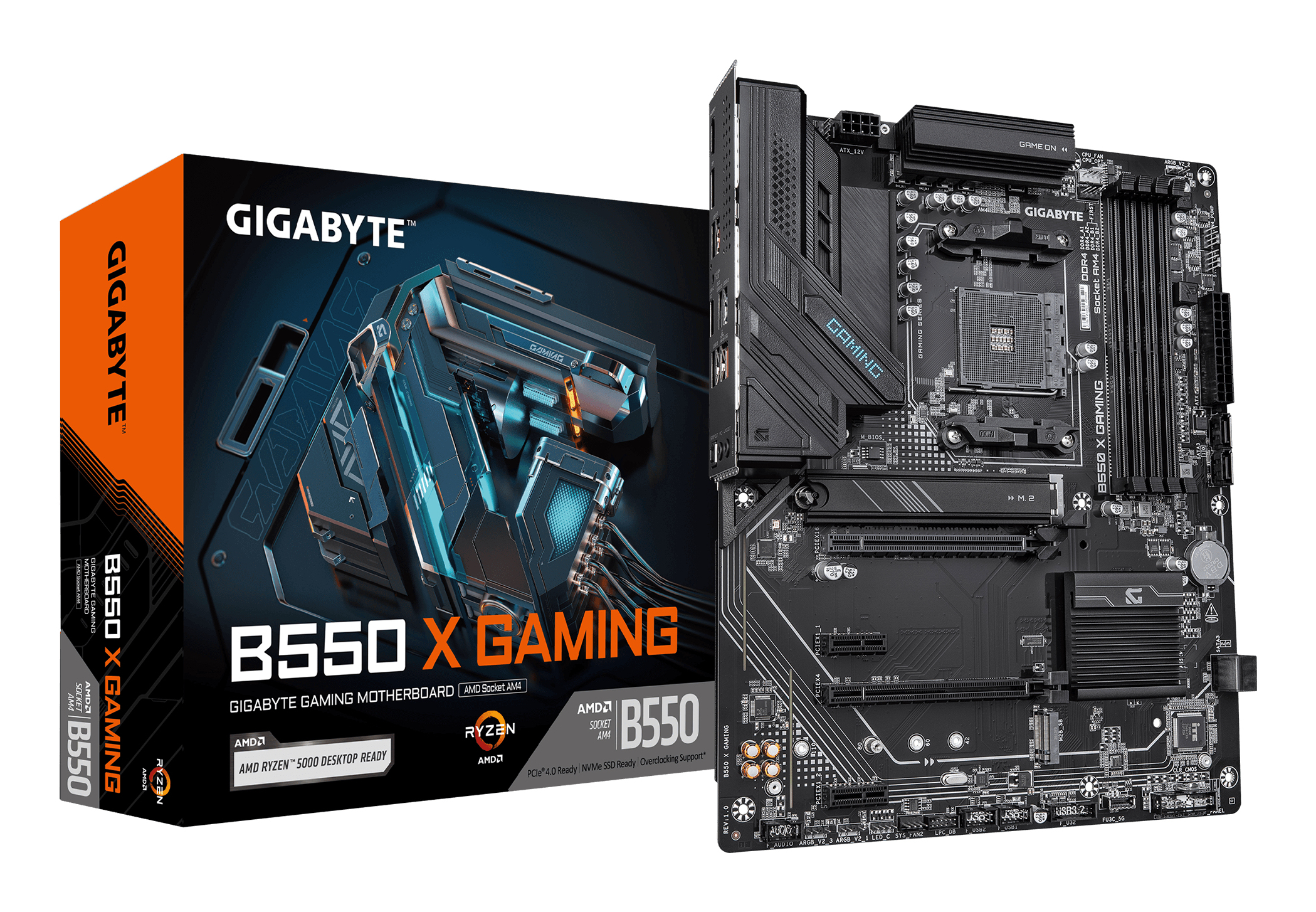 Gigabyte B550 X Gaming B550 AM4 ATX DDR4 - Mainboard - AMD Sockel AM4 (Ryzen)