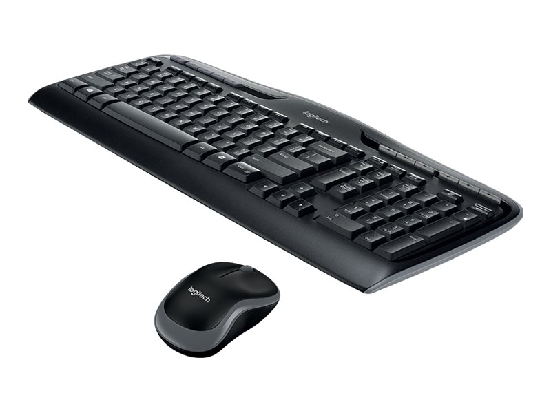Logitech Wireless Combo MK330 clavier Souris incluse USB AZERTY Français  Noir