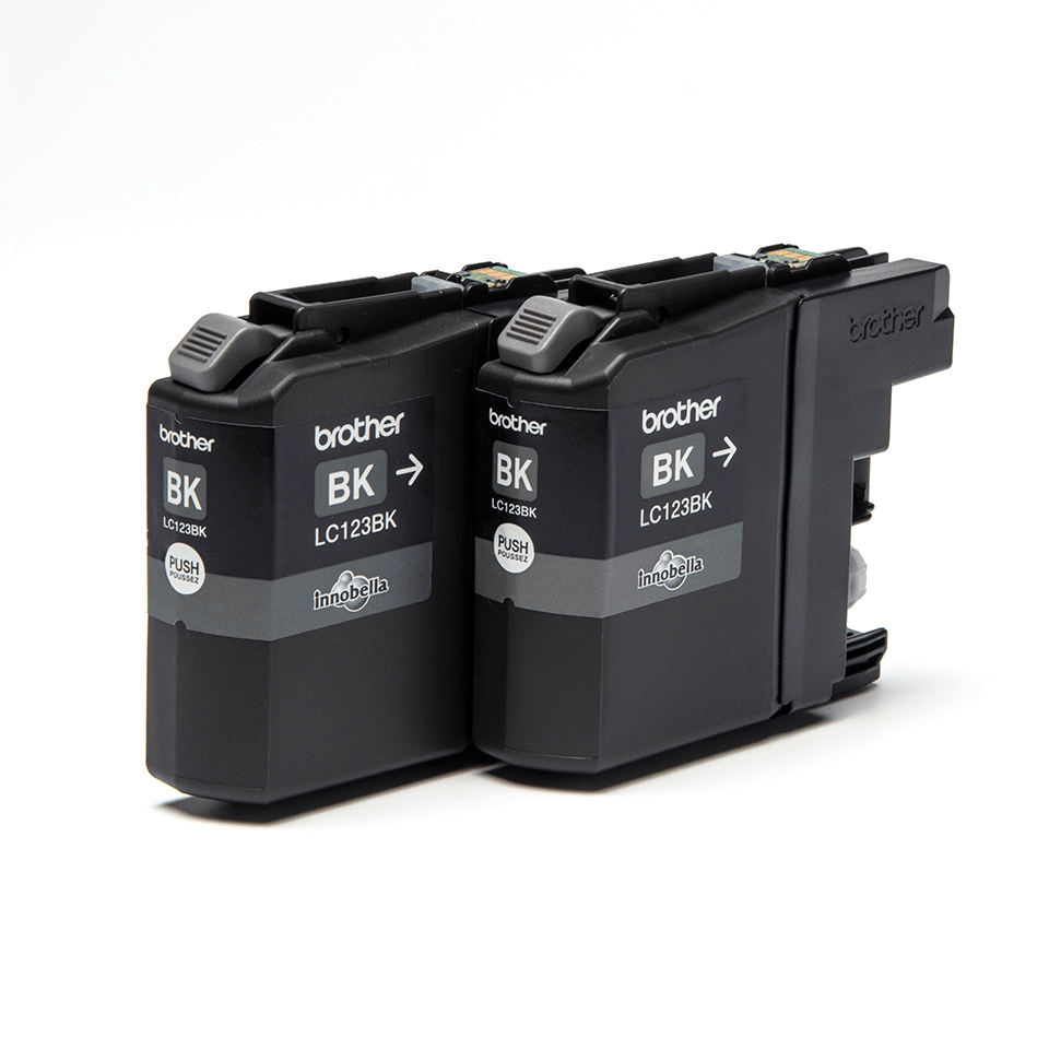 Brother LC123BK - 2er-Pack - Hohe Ergiebigkeit