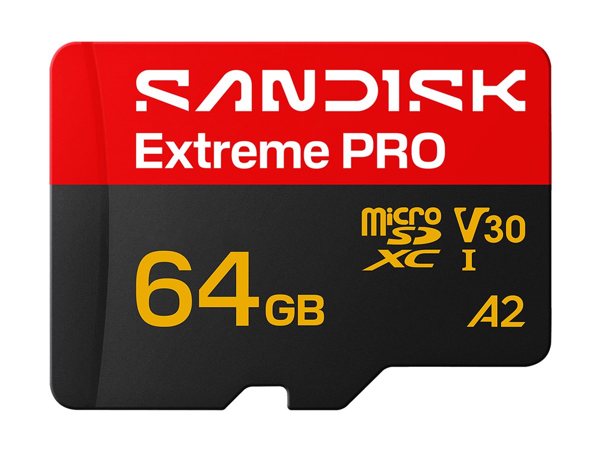 SanDisk Extreme PRO microSD UHS-I 64 GB MicroSDHC