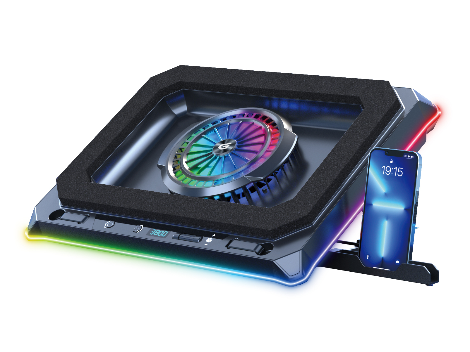 Conceptronic THYIA04B base di raffreddamento per laptop 48,3 cm (19) 1700 Giri/min Nero