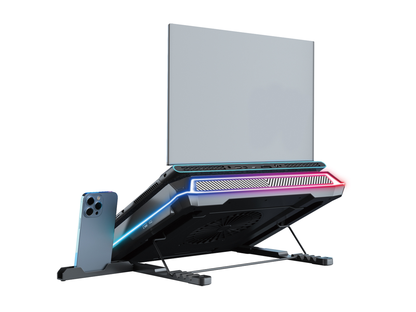 Conceptronic THYIA04B base di raffreddamento per laptop 48,3 cm (19) 1700 Giri/min Nero