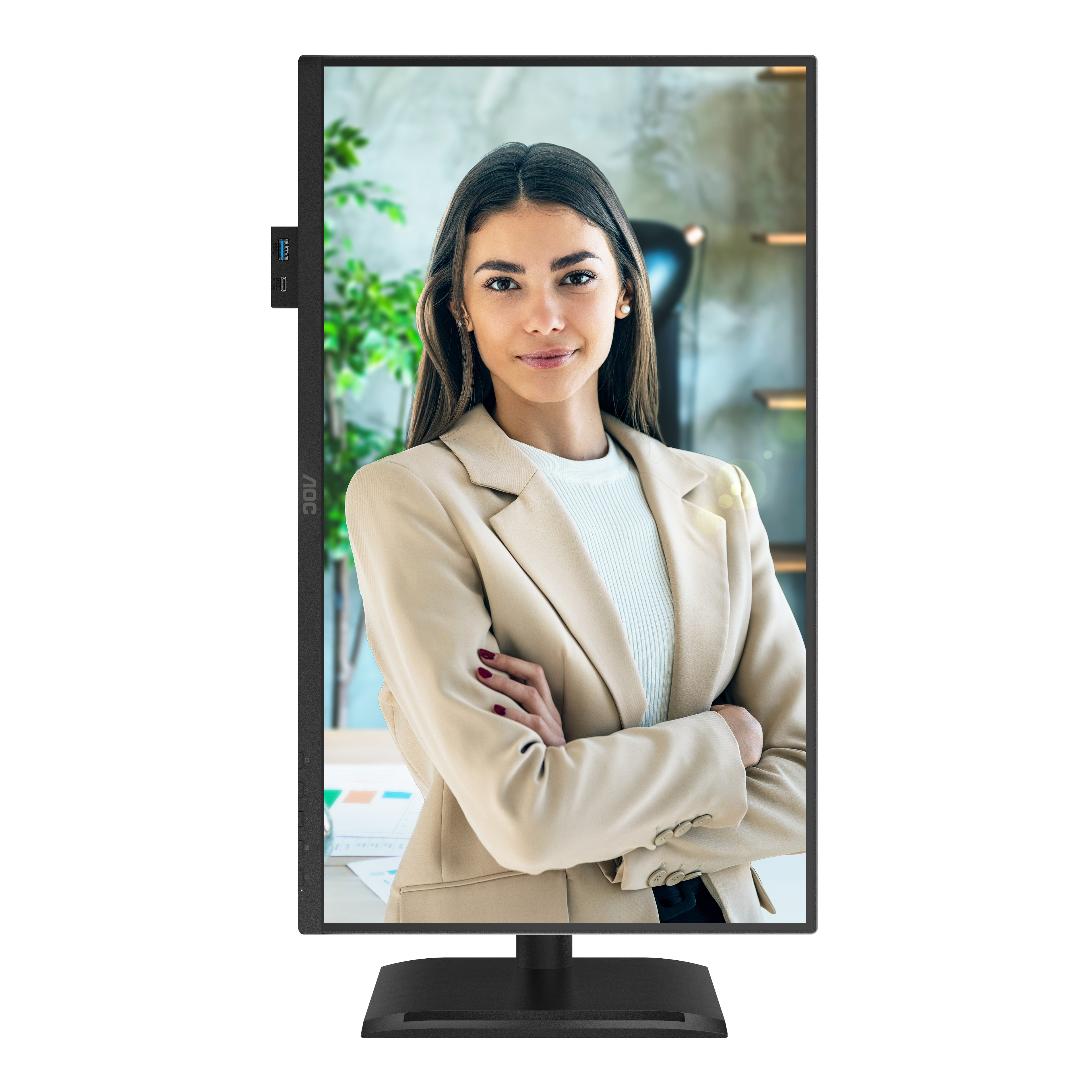 AOC 24P4U computer monitor 60.5 cm (23.8) 1920 x 1080 pixels Full HD Black