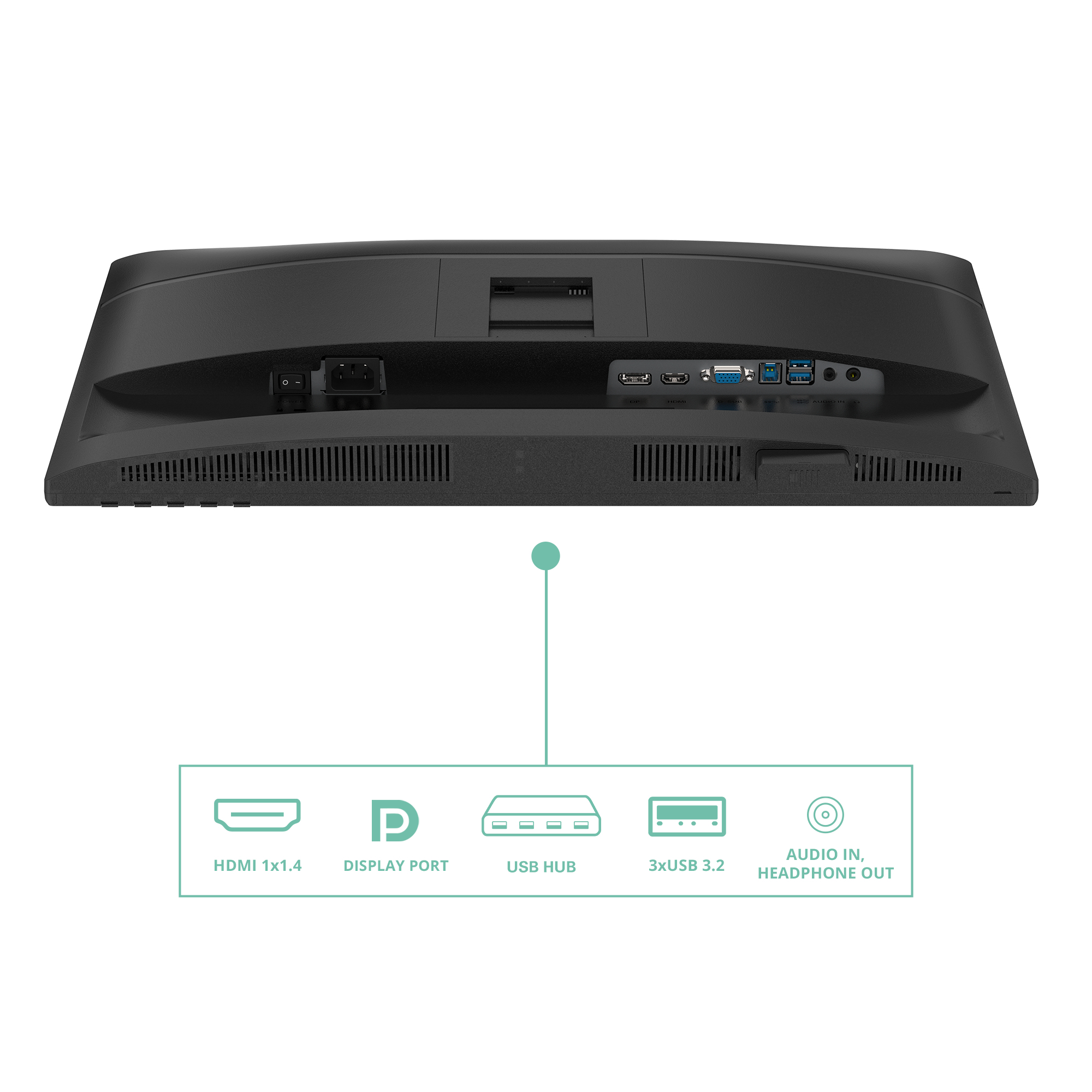 AOC 24P4U computer monitor 60.5 cm (23.8) 1920 x 1080 pixels Full HD Black