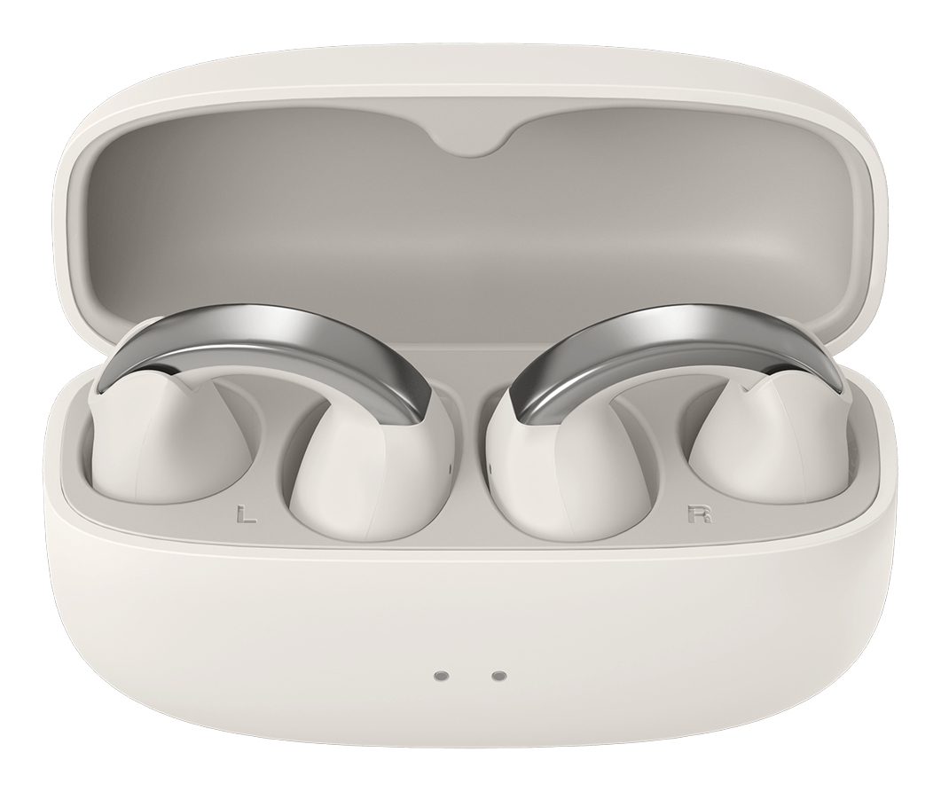 JVC HA-NP1T Auriculares Inal�mbrico Clip de oreja Llamadas/M�sica USB Tipo C Bluetooth Plata, Blanco