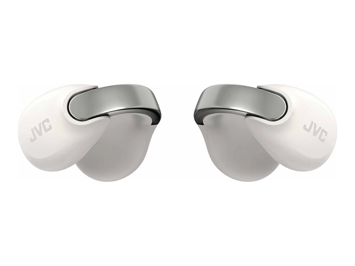 JVC HA-NP1T Auriculares Inal�mbrico Clip de oreja Llamadas/M�sica USB Tipo C Bluetooth Plata, Blanco