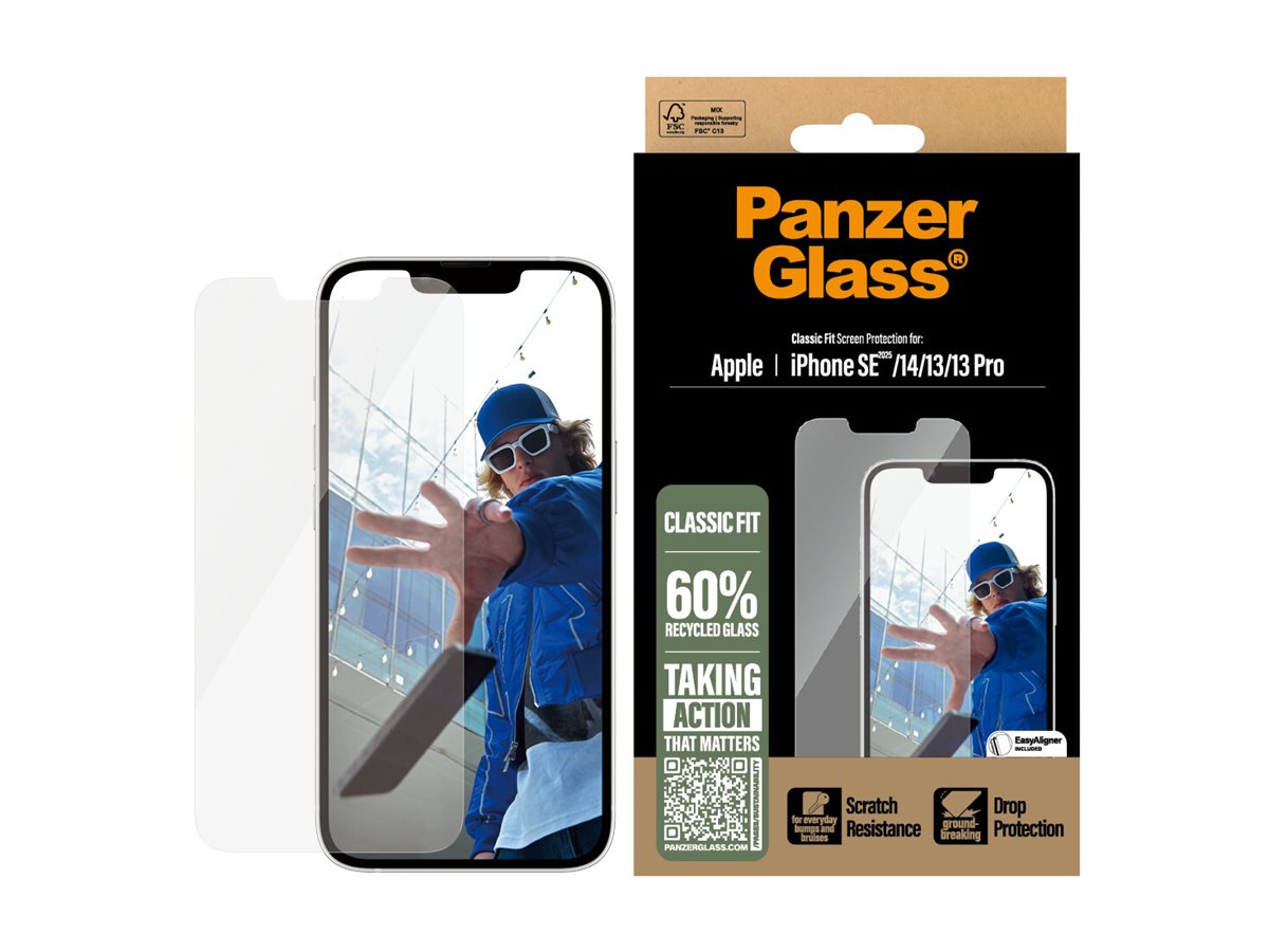 PanzerGlass Bildschirmschutz f�r Handy - Klassische Passform mit EasyAligner