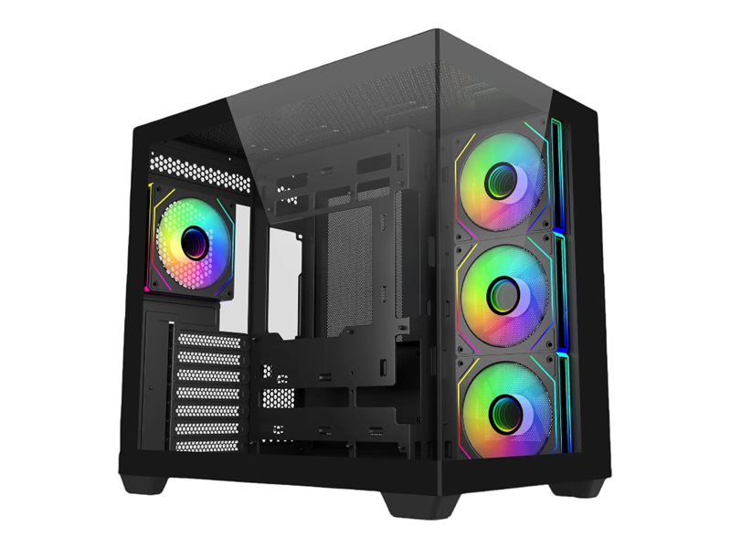 Cooler Master Elite 681 - Mid tower - ATX - Seitenteil mit Fenster (gehrtetes Glas)
