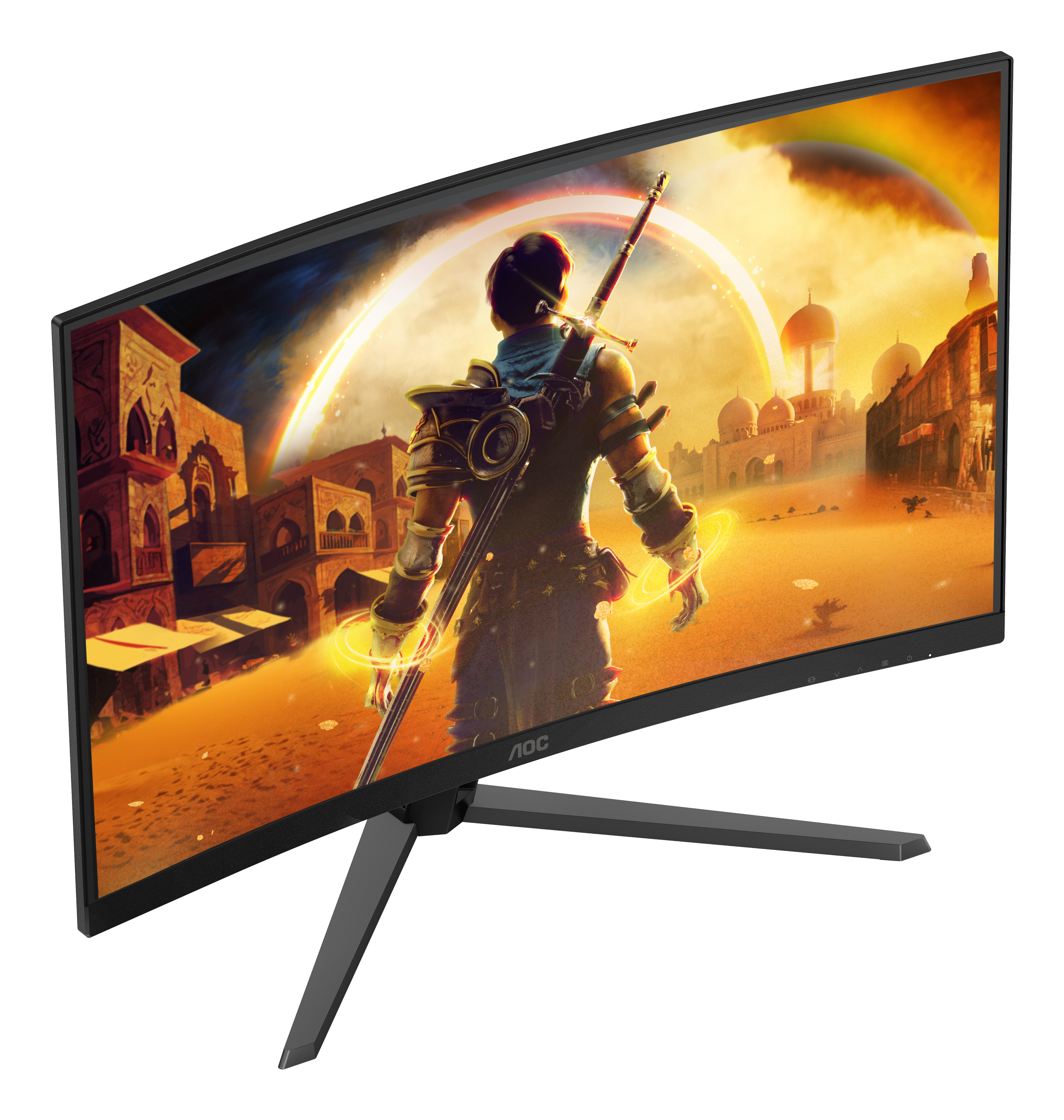 AOC G4 C32G42ZE pantalla para PC 80 cm (31.5) 1920 x 1080 Pixeles Full HD LED Negro, Rojo