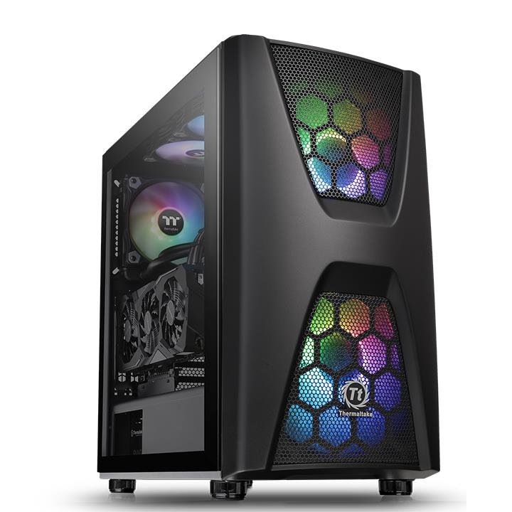 Thermaltake Commander C34 TG - ARGB Edition - Tower - ATX - Seitenteil mit Fenster (gehrtetes Glas)