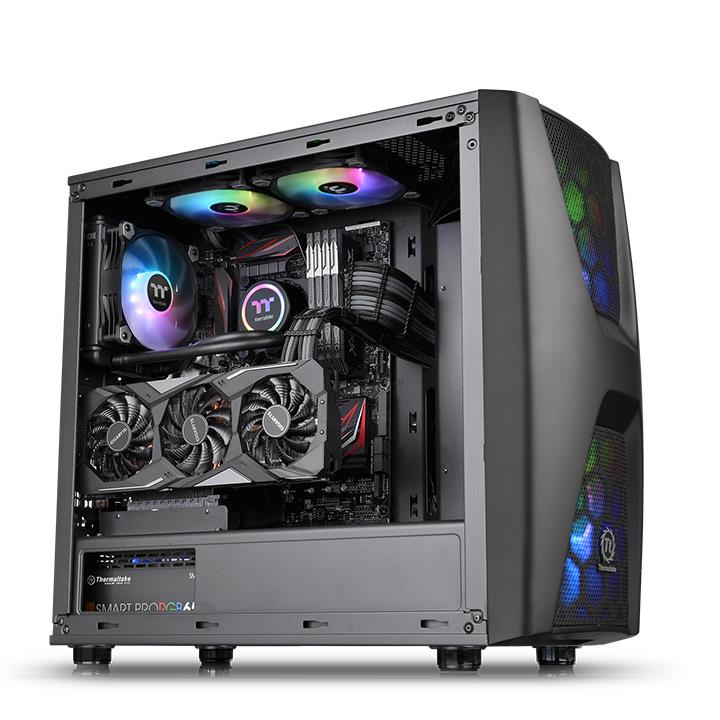 Thermaltake Commander C34 TG - ARGB Edition - Tower - ATX - Seitenteil mit Fenster (gehrtetes Glas)