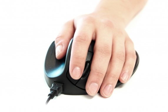BakkerElkhuizen HandShoeMouse Wireless mouse Mancino USB tipo A BlueTrack