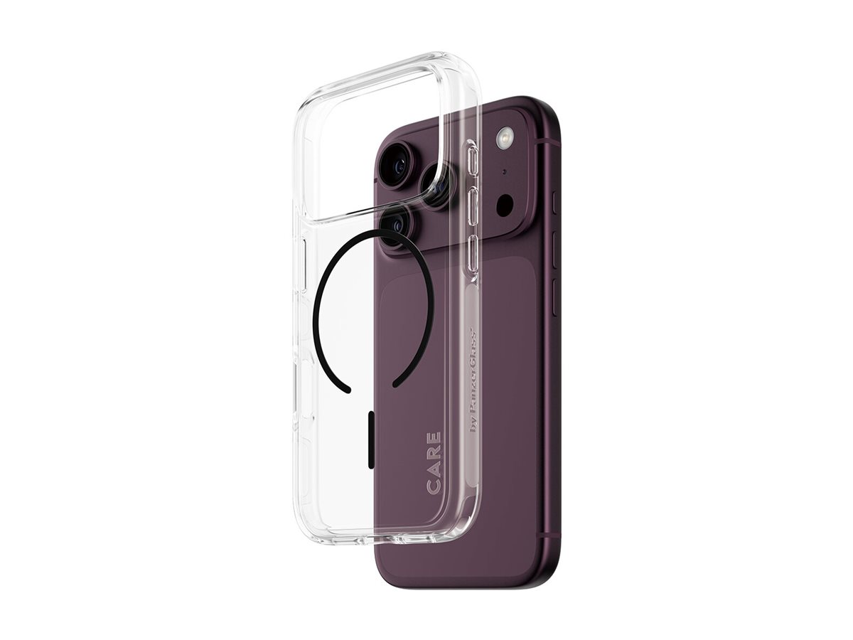 PanzerGlass CARE by � Urban Explorer Case Transparent w. Black MagSafe iPhone 18 Pro | 17 Pro coque de protection pour t�l�phones portables Housse
