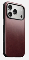 Nomad Modern Leather Case iPhone 17 Pro Burgundy Horween
