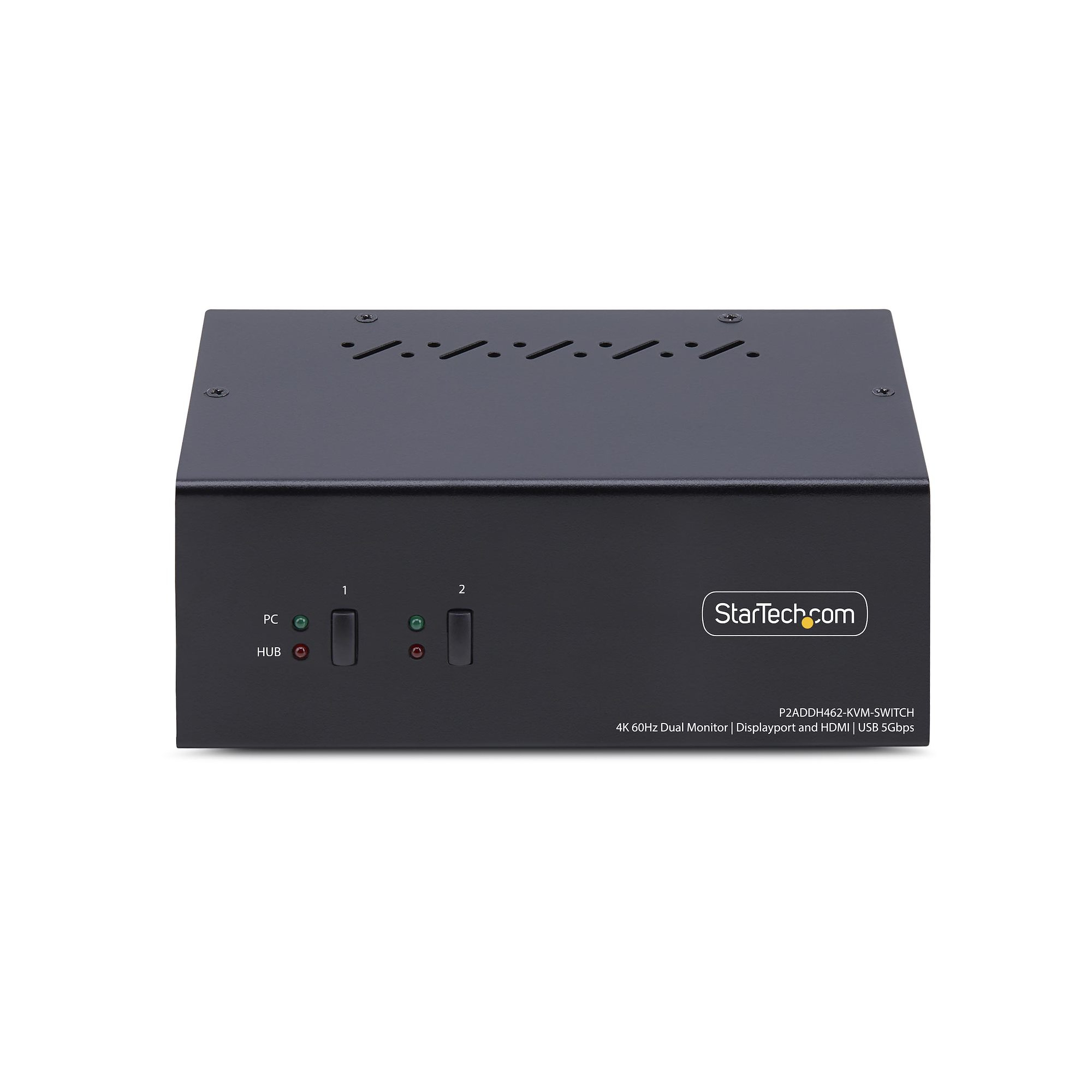 StarTech.com 2-Port Dual-Monitor DisplayPort en HDMI KVM Switch, 4K 60Hz