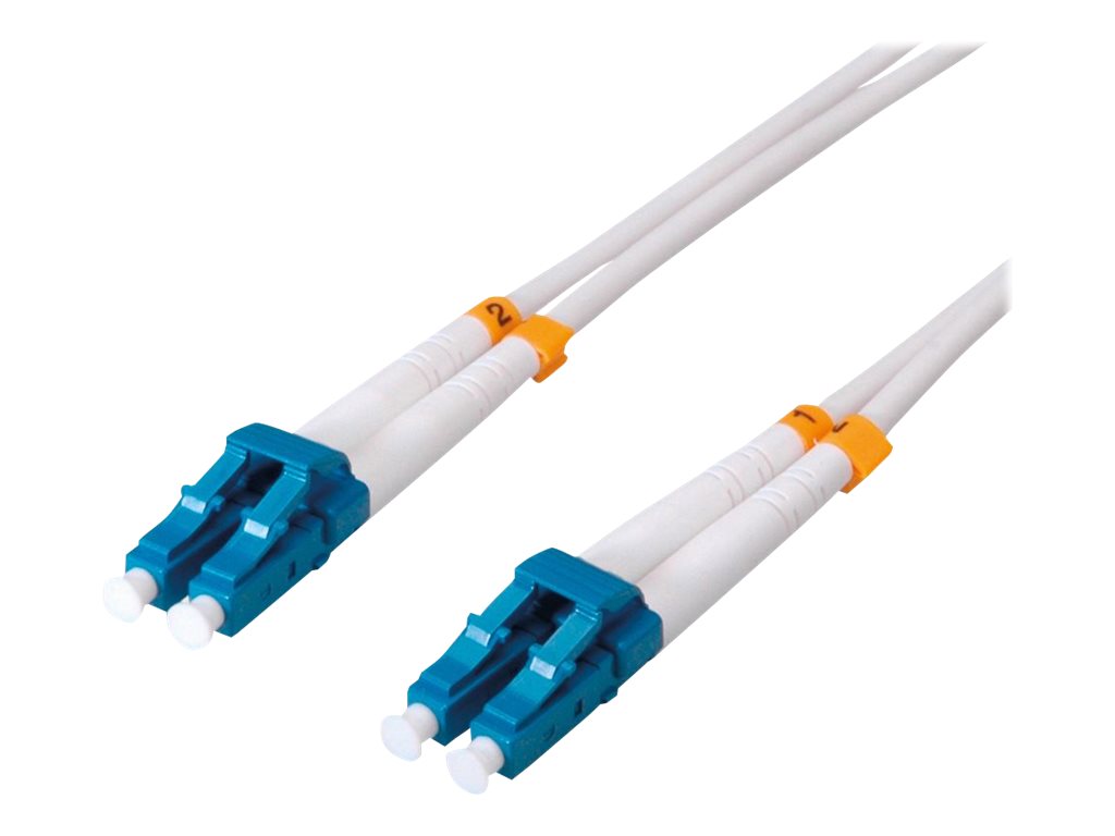 Secomp 21.15.8630 cavo a fibre ottiche 1 m 2x LC LC/APC OS2 Bianco