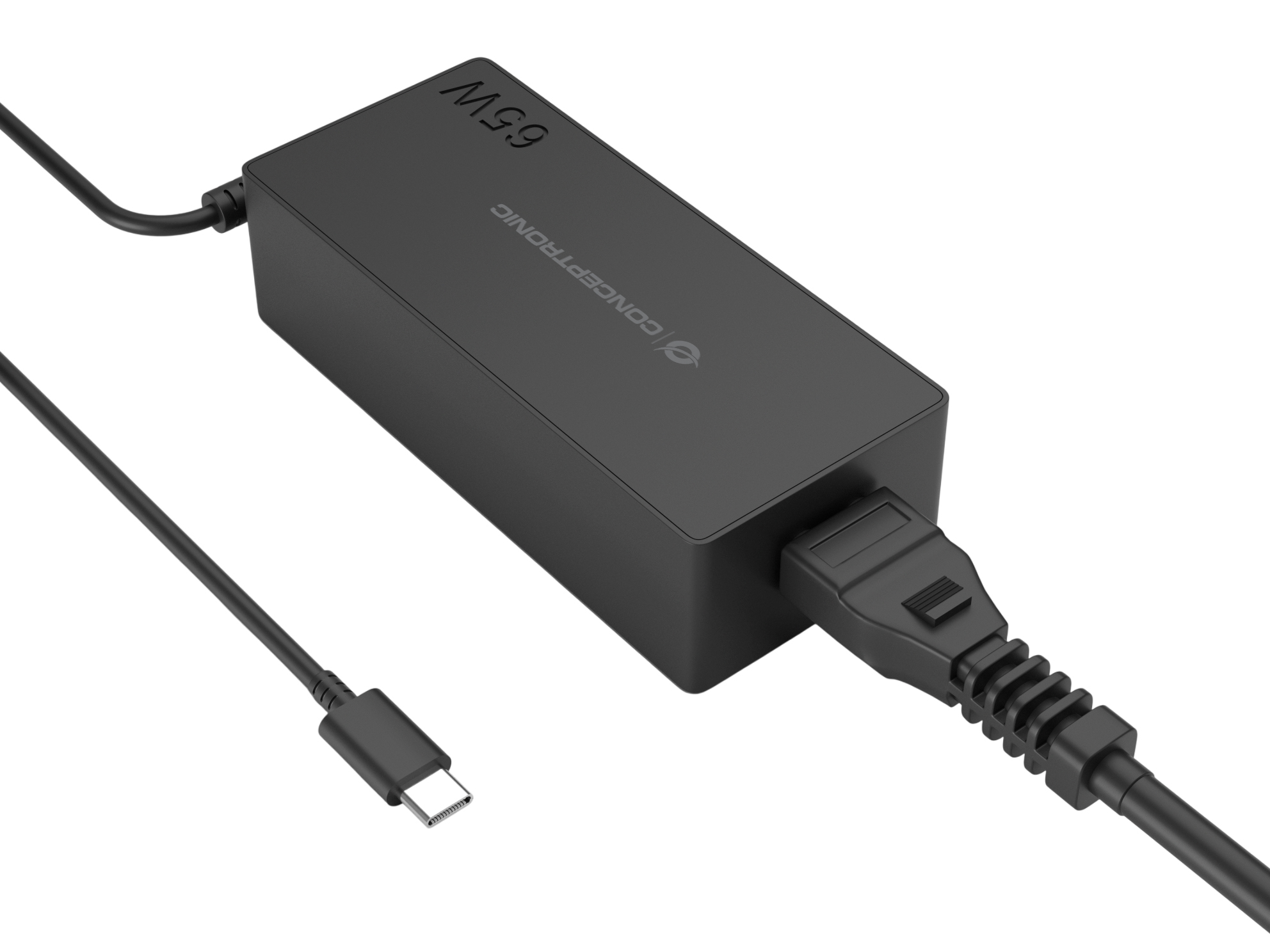 Conceptronic OZUL09BE adattatore e invertitore Interno 65 W Nero