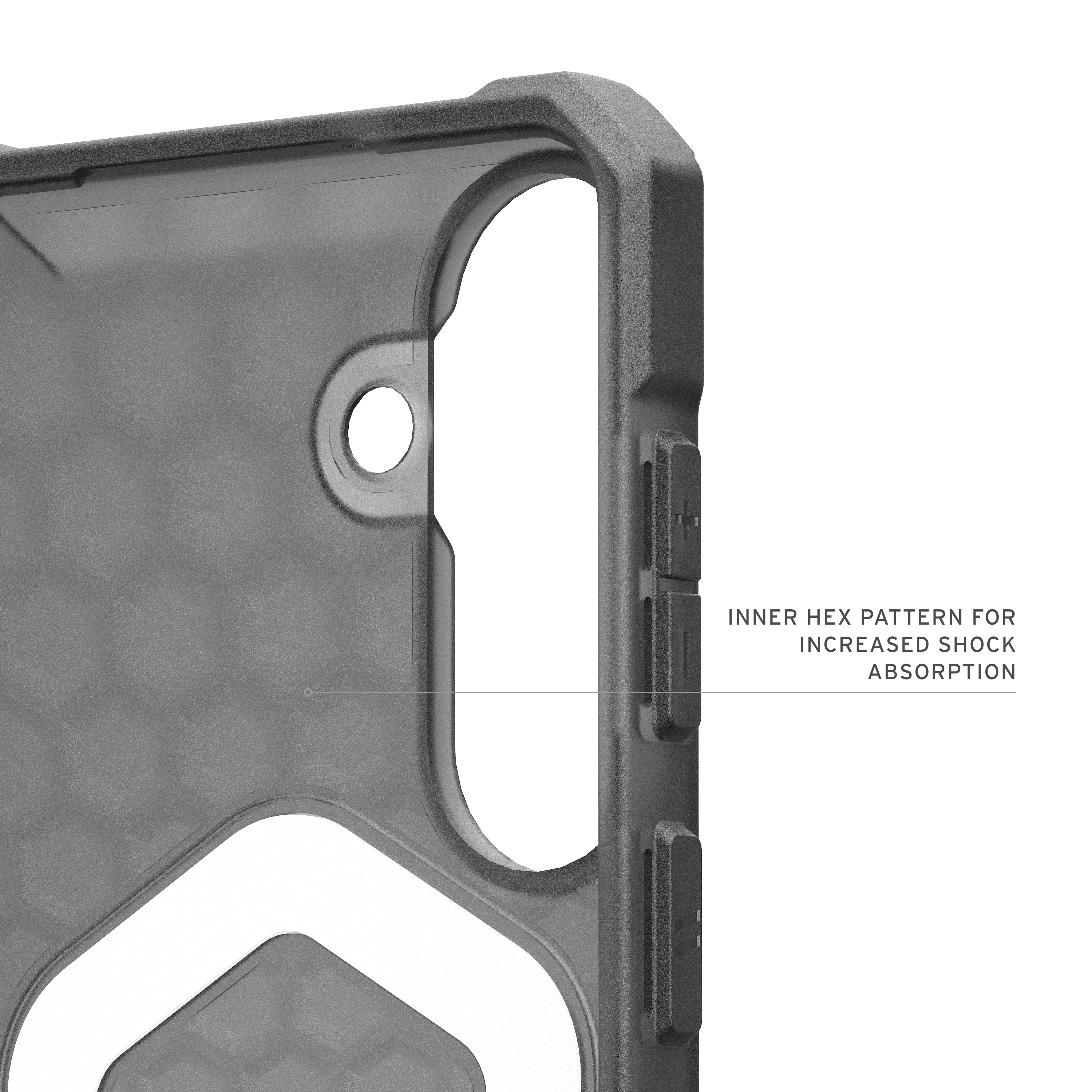 Urban Armor Gear Essential Armor custodia per cellulare 17 cm (6.7) Cover Cenere
