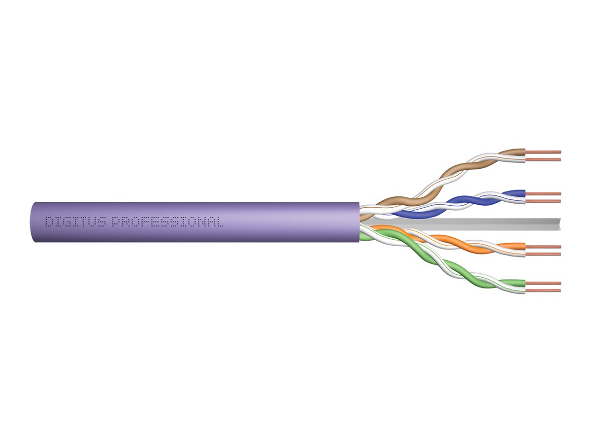 DIGITUS CAT 6 U/UTP Datenkabel - Verlegekabel, 500 m, Duplex, Dca-s2,d2,a1
