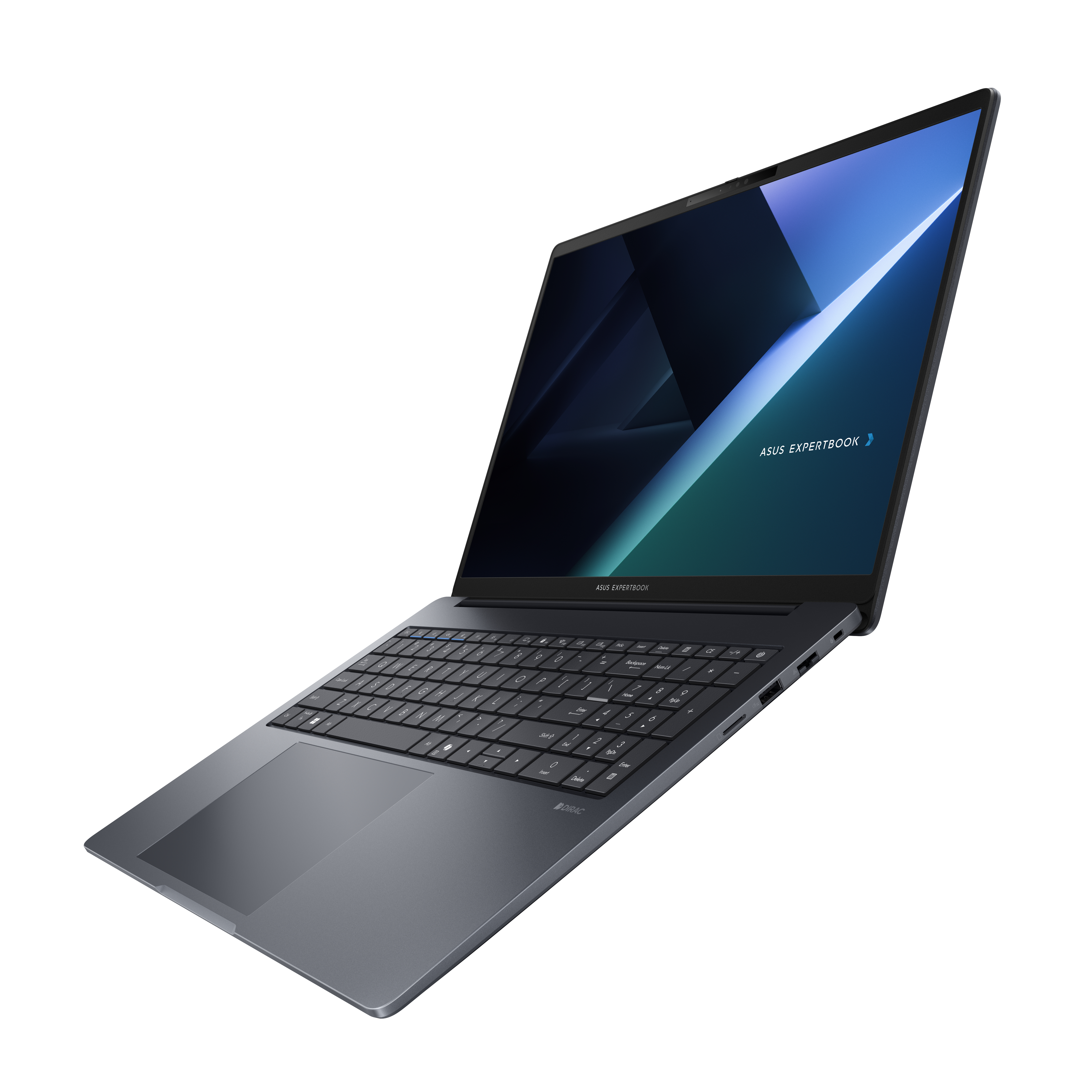 ASUS ExpertBook B3 B3605CCA-MB1317X Intel Core Ultra 5 125H Ordinateur portable 40,6 cm (16) WUXGA 16 Go DDR5-SDRAM 512 Go SSD Wi-Fi 6E (802.11ax) Windows 11 Pro Allemand Noir, Gris