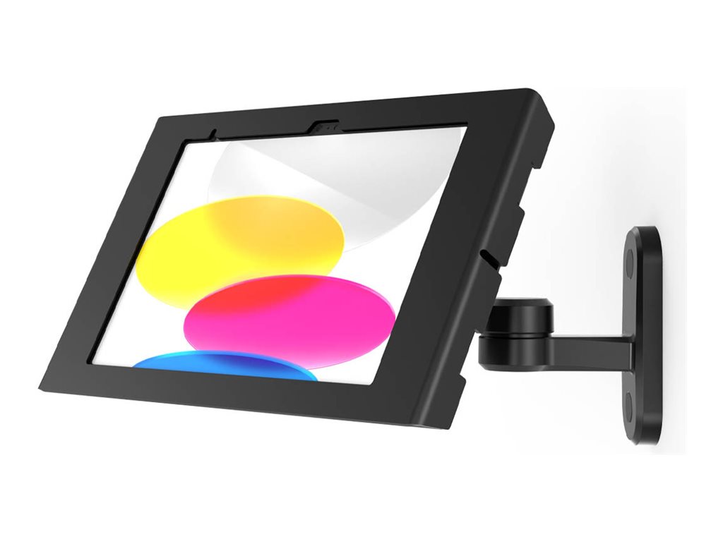 Compulocks Apex - Befestigungskit (Geh�use, Schwenkarm) - f�r Tablett - verriegelbar - Metallrahmen - Schwarz - Wandmontage, Thekenbereich, flach oberfl�chenmontierbar - f�r Apple 10.9-inch iPad (10. Generation)