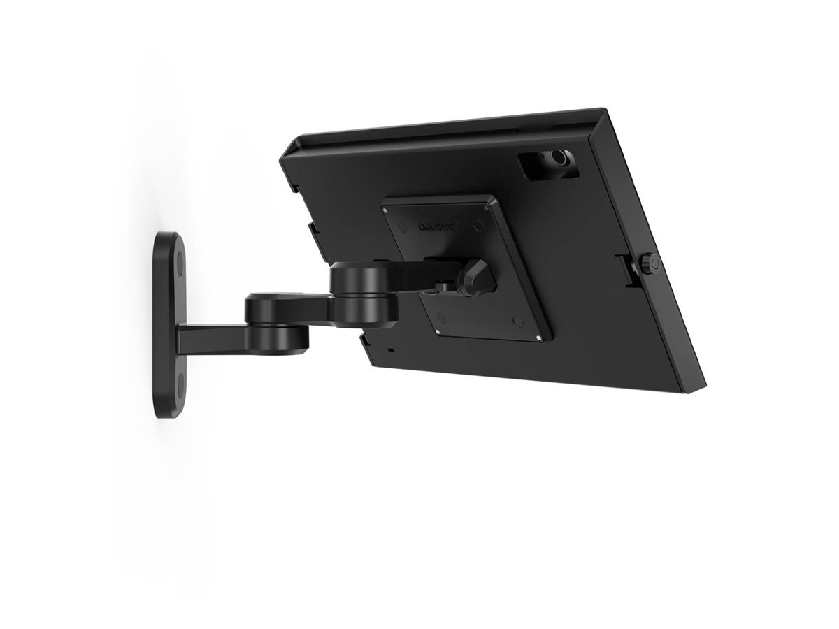 Compulocks Apex - Befestigungskit (Geh�use, Schwenkarm) - f�r Tablett - verriegelbar - Metallrahmen - Schwarz - Wandmontage, Thekenbereich, flach oberfl�chenmontierbar - f�r Apple 10.9-inch iPad (10. Generation)
