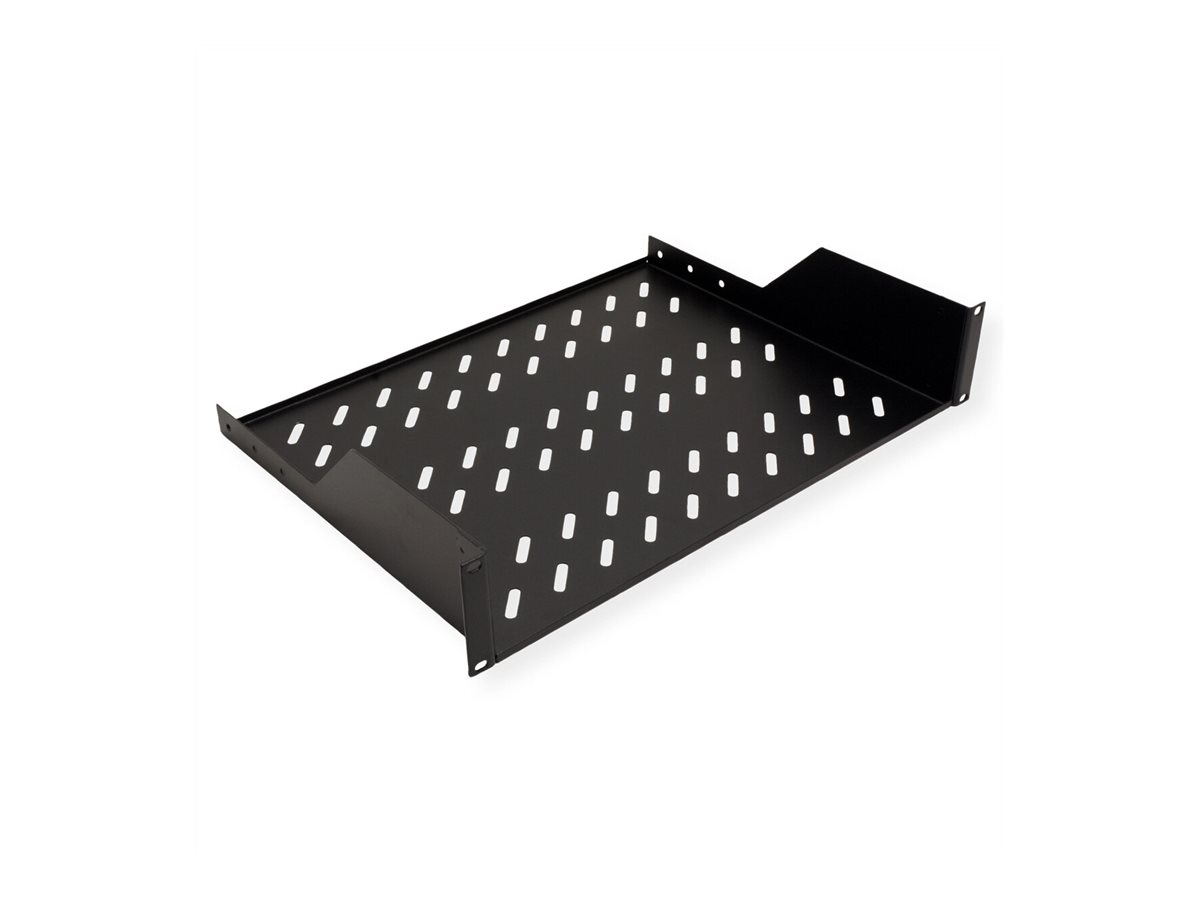 ROLINE Rack - Regal - 350 mm tief, Tragf�higkeit 25 kg - RAL 9005, Jet Black - 2U - 48.3 cm (19)