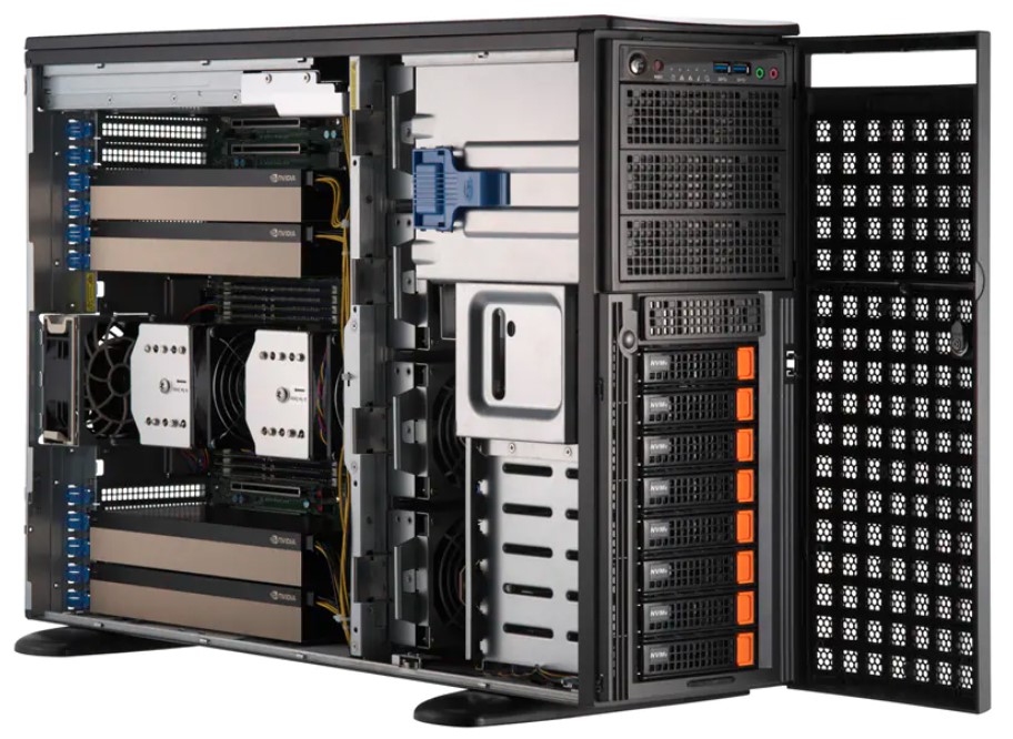 Supermicro SuperServer 741GE-TNRT - Barebone - DDR5