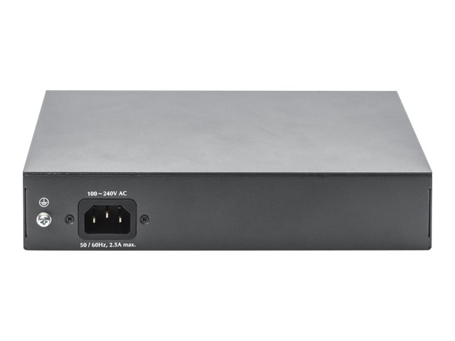 Digitus Commutateur Gigabit 8 ports avec 6 ports PoE, 2 x RJ45, 2 x SFP Uplink, 802.3af/at/bt