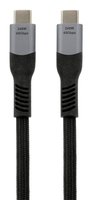 Exsys EX-K1598-1.0 USB 4 Kabel USB-C Stecke 40 Gbit/s 5A 240W schwarz - Kabel - Digital/Daten