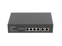 Lanberg RSFE-4P-2FE-60 - Unmanaged - Fast Ethernet (10/100) - Power over Ethernet (PoE) - Rack-Einbau - 1U