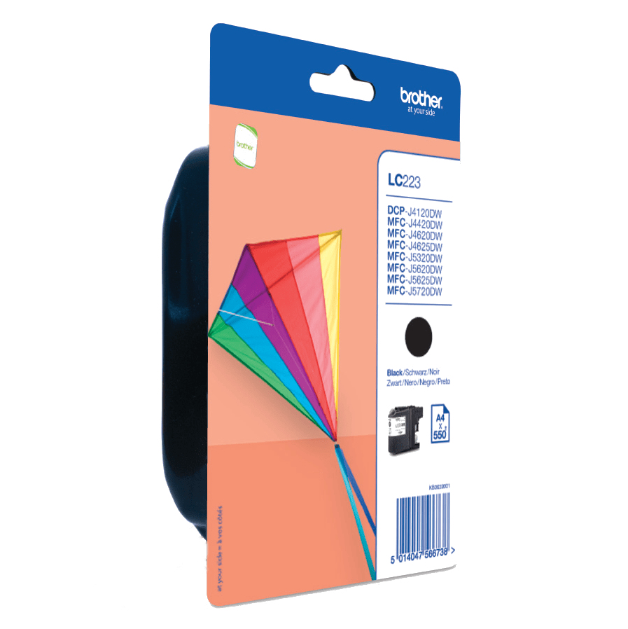 Brother LC223BKBP - Schwarz - Original - Blisterverpackung