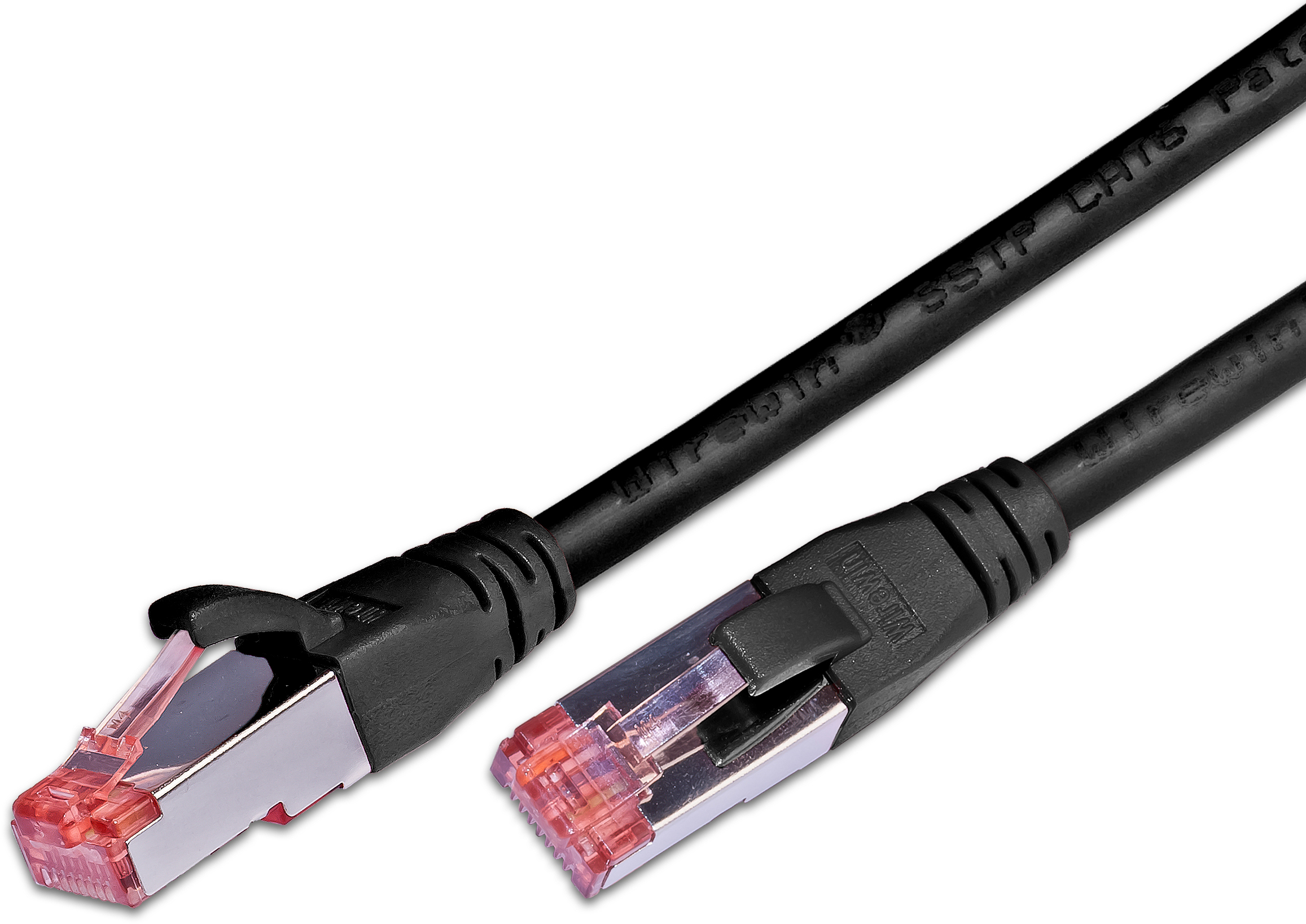 Wirewin S/FTP CAT6 25m c�ble de r�seau Noir S/FTP (S-STP) Rond