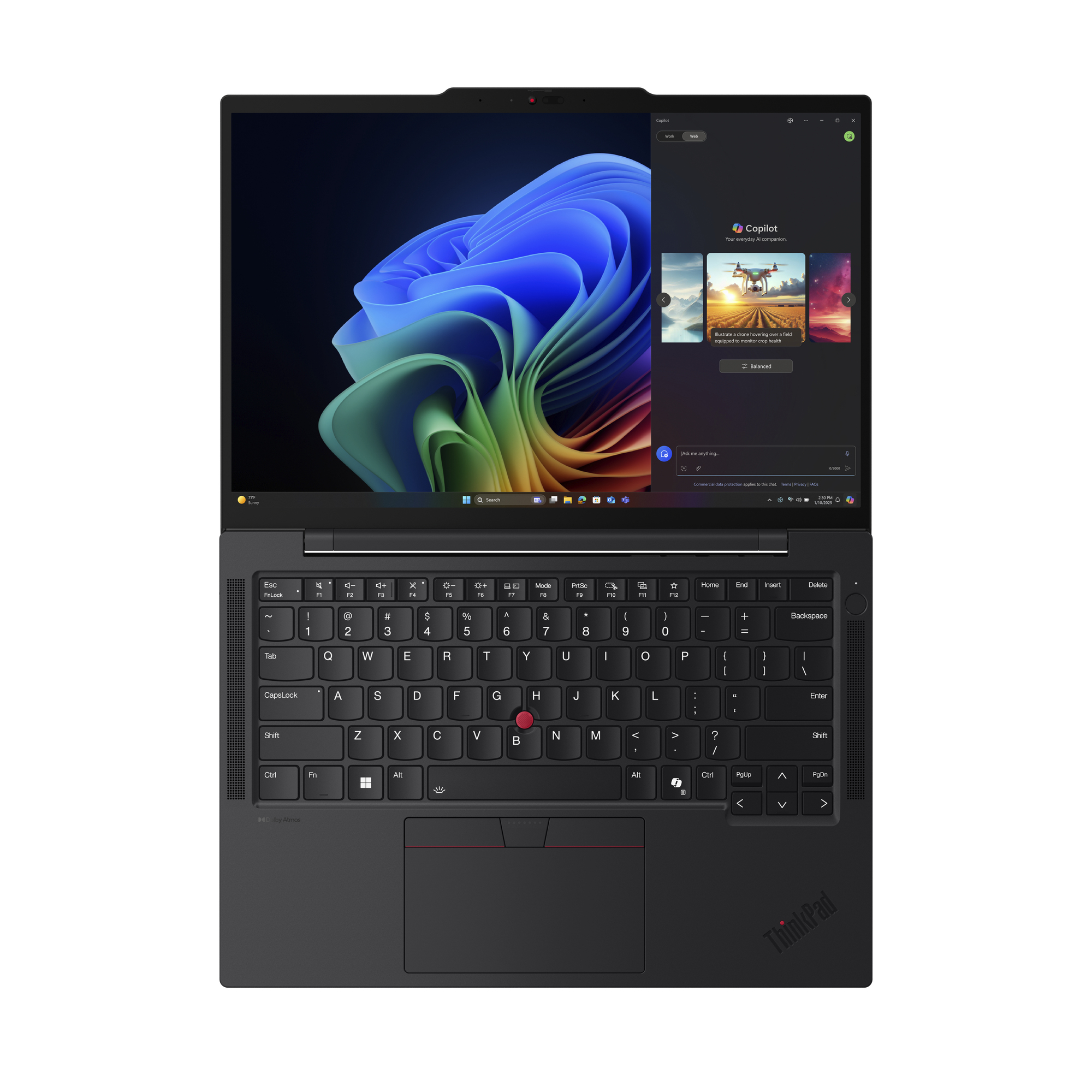 Lenovo ThinkPad T14s Gen 6 (Intel) Intel Core Ultra 7 255U Laptop 35.6 cm (14) WUXGA 32 GB LPDDR5x-SDRAM 1 TB SSD Wi-Fi 7 (802.11be) Windows 11 Pro German Black