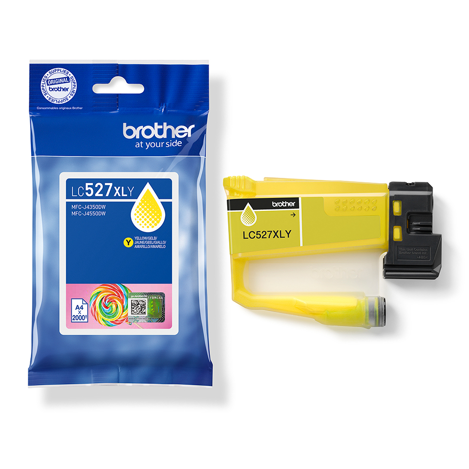 Brother LC527XLY cartuccia dinchiostro 1 pz Originale Resa elevata (XL) Giallo