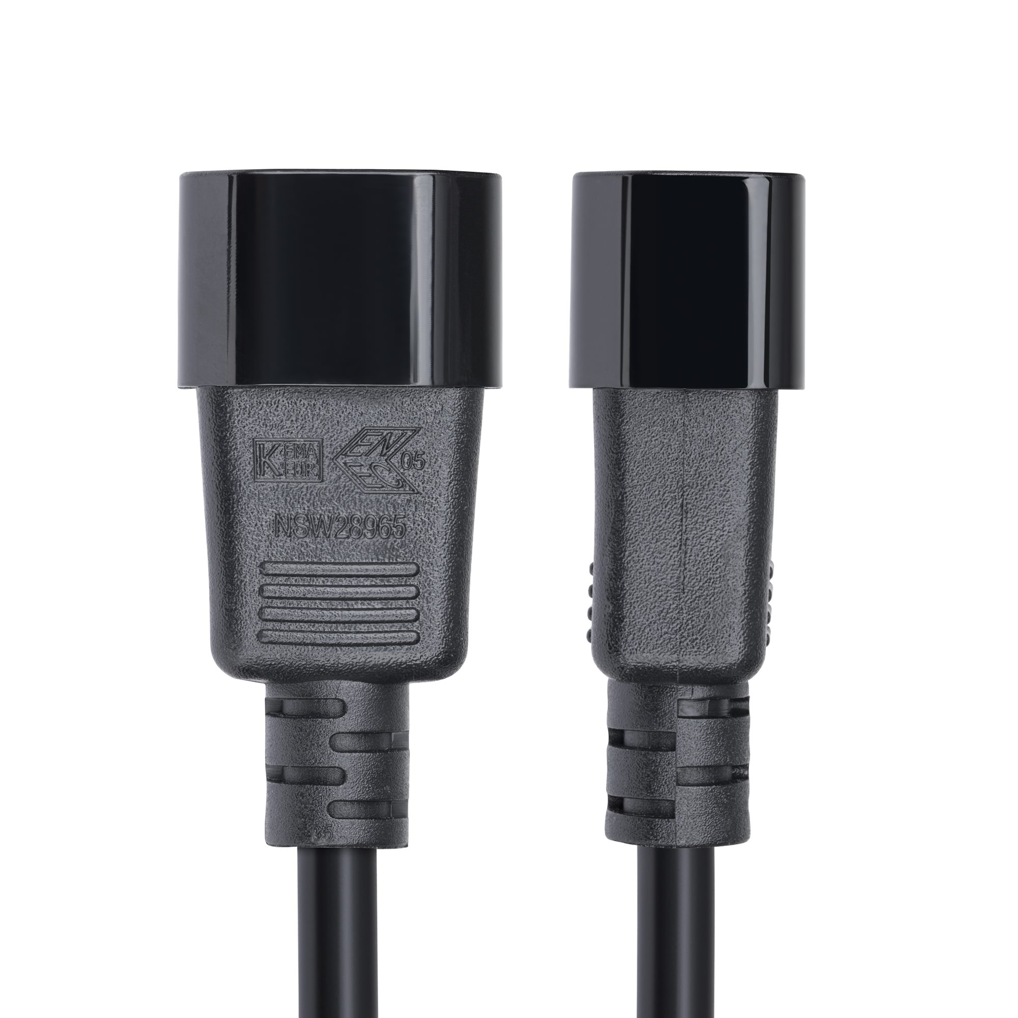 StarTech.com Cavo Prolunga di Alimentazione da 4,5m, Cavo di Alimentazione da C14 a C13 per PDU, 15A 250V, 14AWG, Prolunga Elettrica AC Certificata KEMA-KEUR