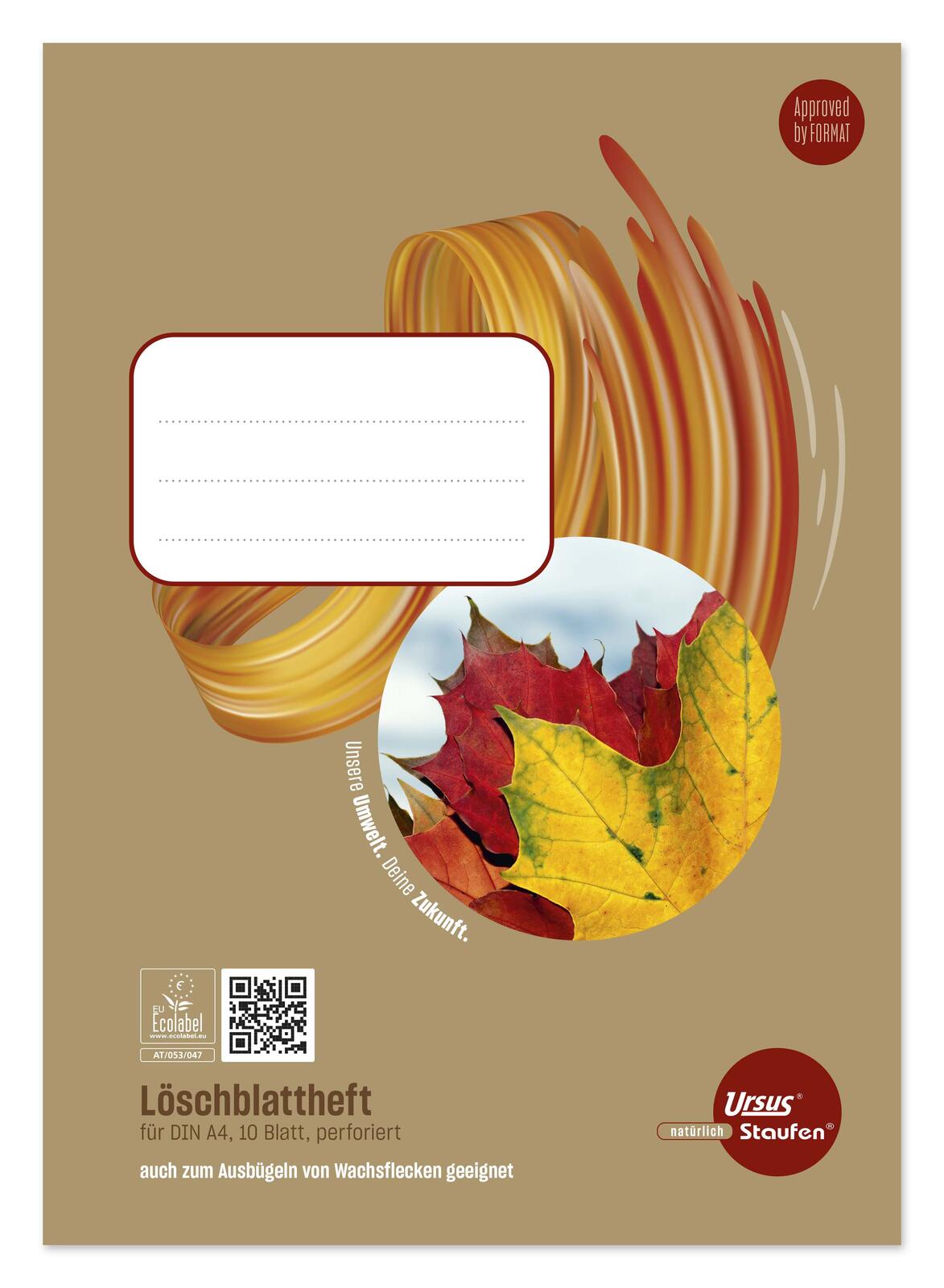 Staufen L�schblattheft Lineatur keine blanko ohne Rand