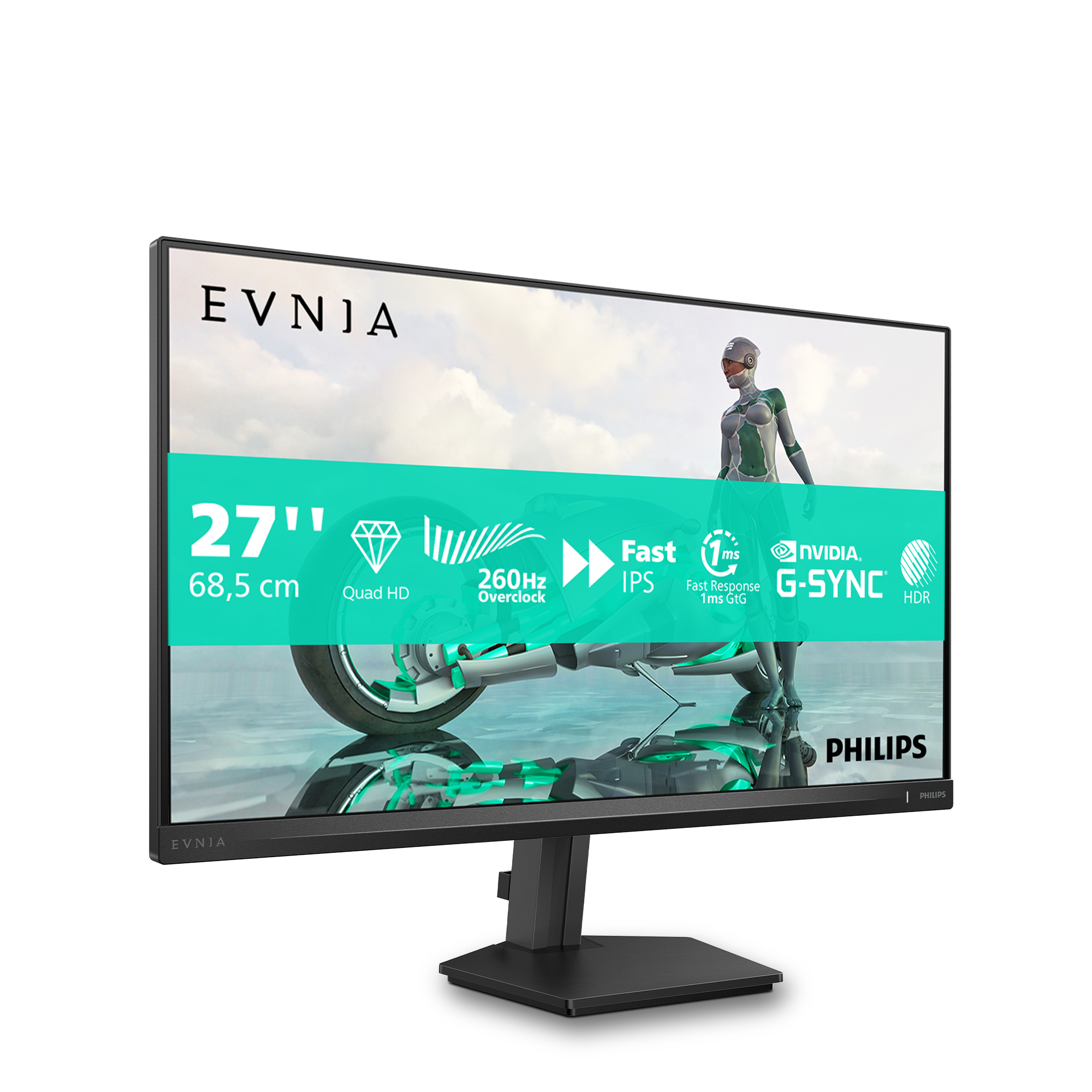 Philips Evnia 3000 27M2N3500PF/00 pantalla para PC 68,6 cm (27) 2560 x 1440 Pixeles Quad HD LCD Negro