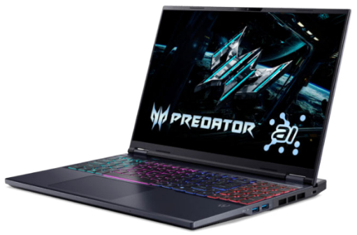 Acer Predator Helios Neo 16 AI PHN16-73 - Intel Core Ultra 7 255HX / 2.4 GHz - Win 11 Home - GeForce RTX 5060 - 32 GB RAM - 1.024 TB SSD NVMe - 40.6 cm (16)