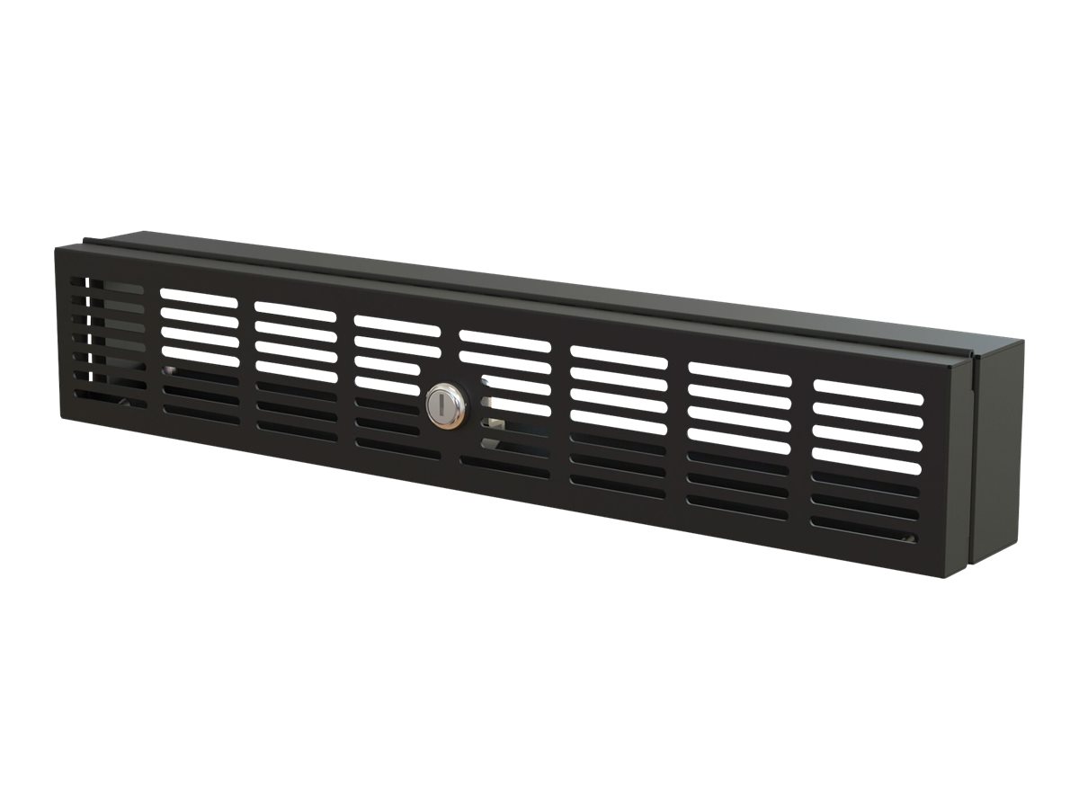 StarTech.com 2U Rack Mount Security Cover - Hinged Locking Rack Panel/ Cage/Door for Physical Security/ Access Control of 19 Server Rack & Network Cabinet - Assembled w/Mounting Hardware