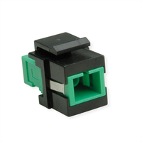 ROLINE LWL Keystone SC/SC Simplex Single Mode OS2 APC - Single- bzw. Monomode-Faser