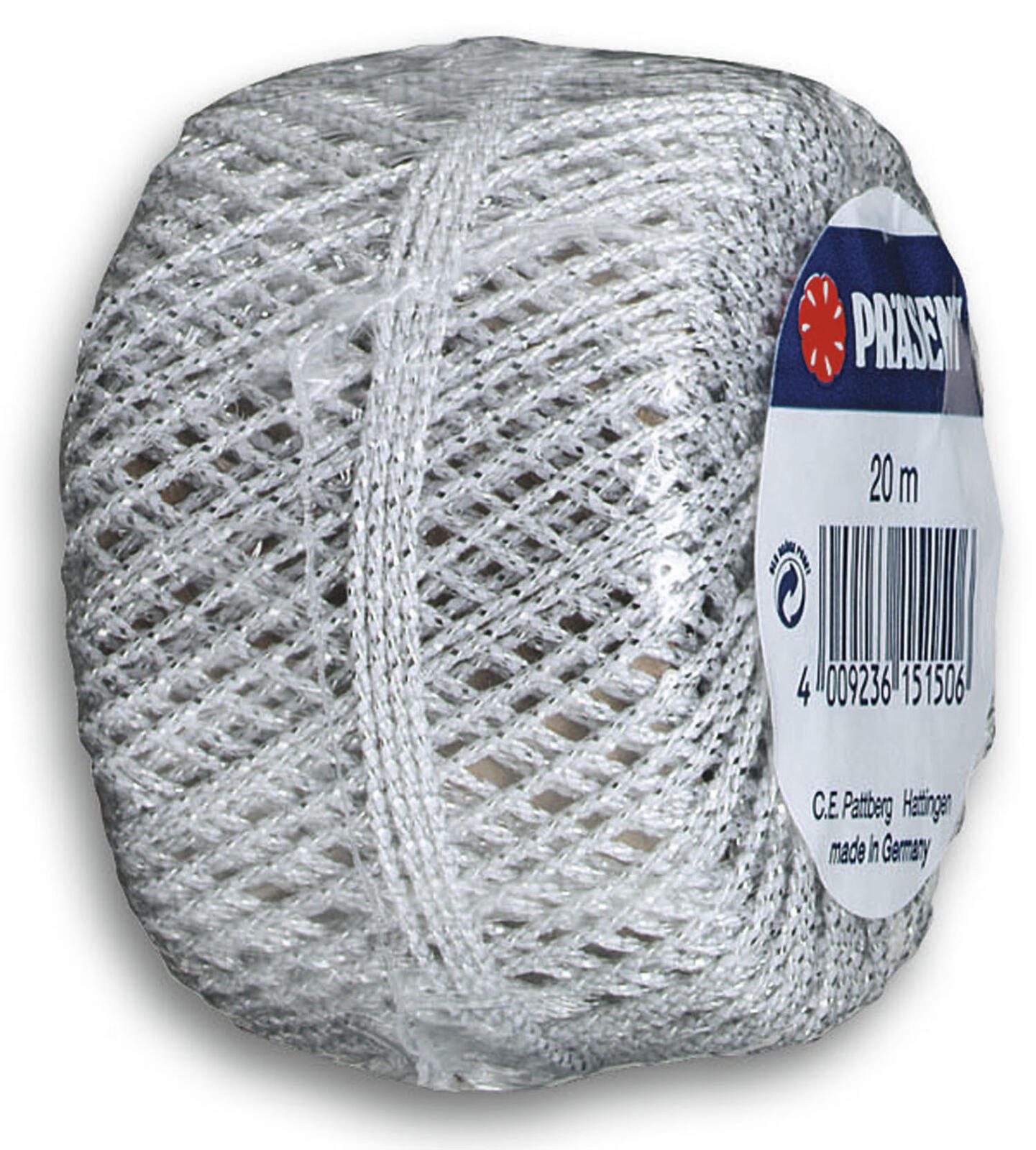 C.E. Pattberg Kordel Wolga glnzend silber 2.0 mm x 20.0m