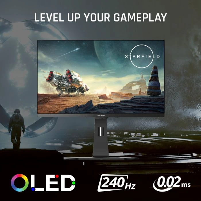 ViewSonic XG272-2K-OLED 68.58cm 27Zoll OLED 2560x1440 16 9 0.02ms HDMI DP USB - 27